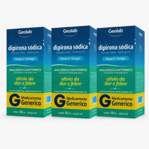 kit com 3 dipirona gotas 20ml cada