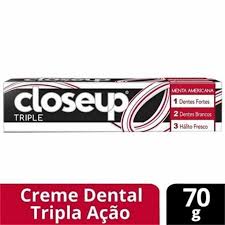 Creme Dental Close Up Tripla Proteção Menta Americana 70g